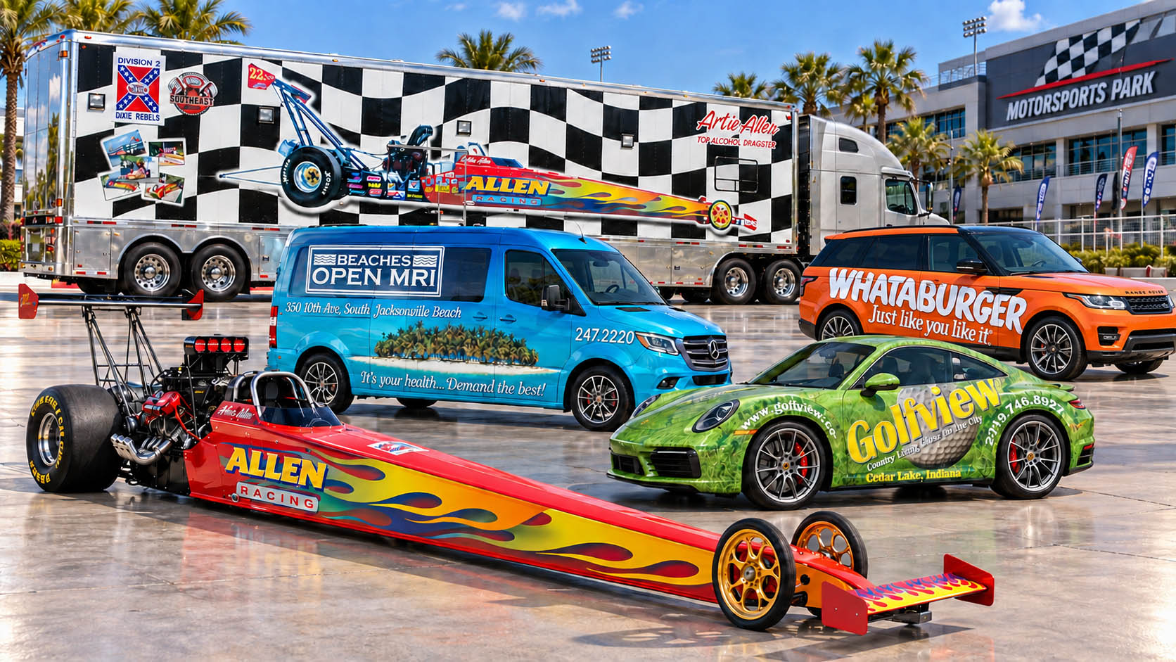 Vehicle and Boat Wrap Design